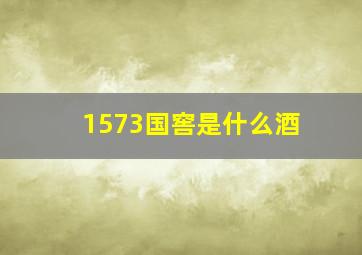 1573国窖是什么酒