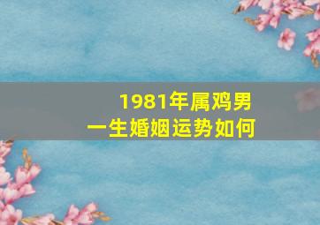 1981年属鸡男一生婚姻运势如何