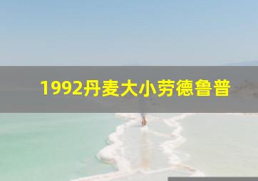 1992丹麦大小劳德鲁普