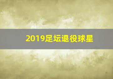 2019足坛退役球星