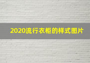 2020流行衣柜的样式图片