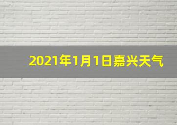 2021年1月1日嘉兴天气