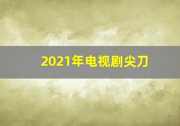 2021年电视剧尖刀