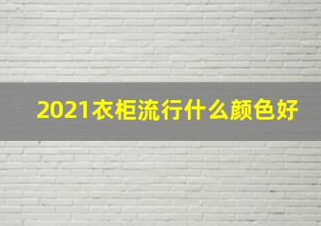 2021衣柜流行什么颜色好