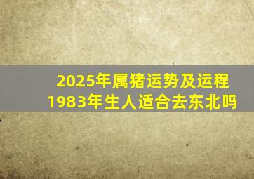 2025年属猪运势及运程1983年生人适合去东北吗