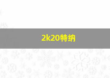 2k20特纳