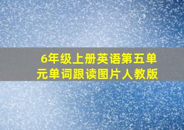 6年级上册英语第五单元单词跟读图片人教版