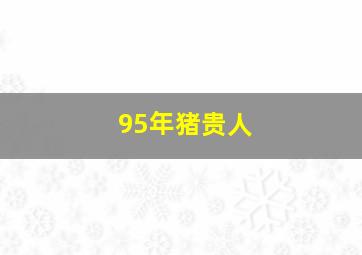 95年猪贵人