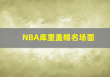 NBA库里盖帽名场面