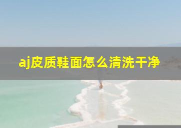 aj皮质鞋面怎么清洗干净