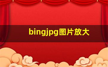 bingjpg图片放大