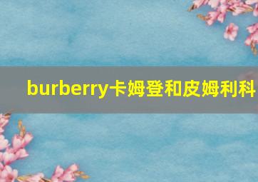 burberry卡姆登和皮姆利科