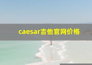 caesar吉他官网价格