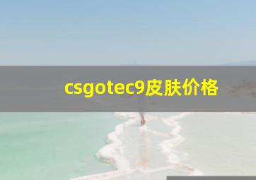 csgotec9皮肤价格