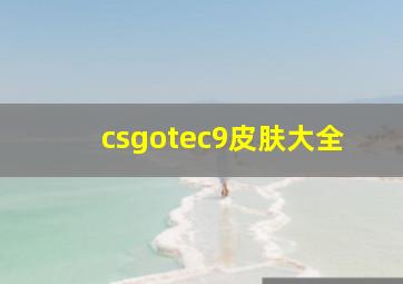 csgotec9皮肤大全