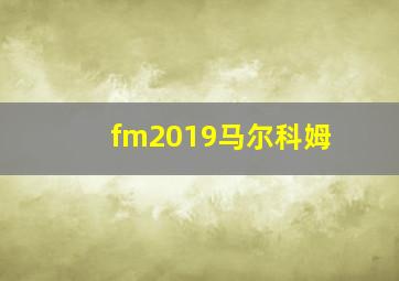 fm2019马尔科姆