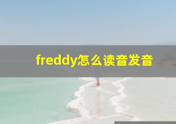 freddy怎么读音发音