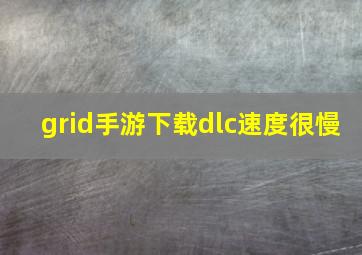 grid手游下载dlc速度很慢