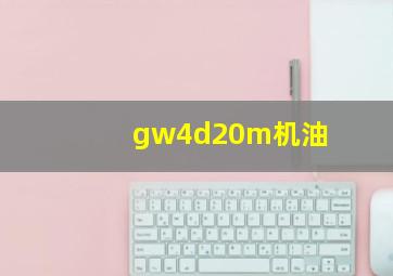 gw4d20m机油