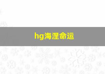 hg海涅命运