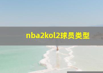 nba2kol2球员类型