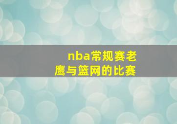 nba常规赛老鹰与篮网的比赛