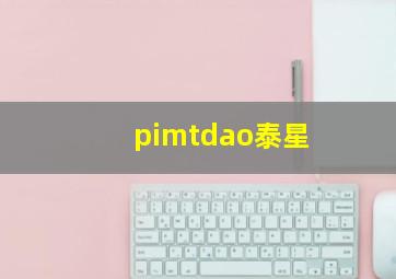 pimtdao泰星