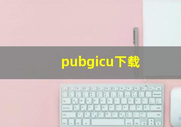 pubgicu下载