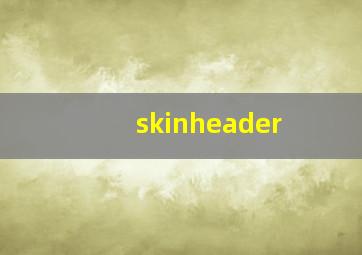 skinheader