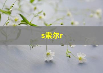 s索尔r