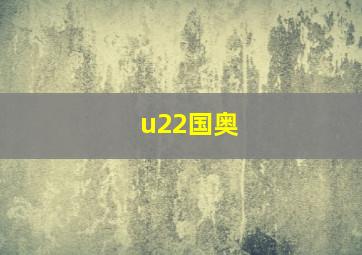 u22国奥