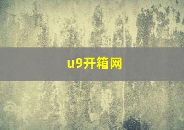 u9开箱网