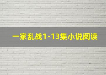 一家乱战1-13集小说阅读