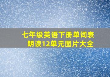 七年级英语下册单词表朗读12单元图片大全