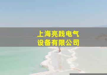 上海亮践电气设备有限公司