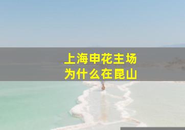 上海申花主场为什么在昆山