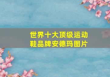 世界十大顶级运动鞋品牌安德玛图片