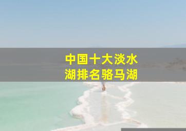 中国十大淡水湖排名骆马湖