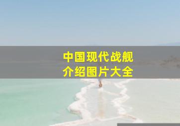 中国现代战舰介绍图片大全