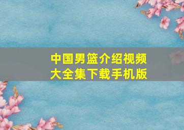 中国男篮介绍视频大全集下载手机版