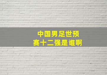 中国男足世预赛十二强是谁啊