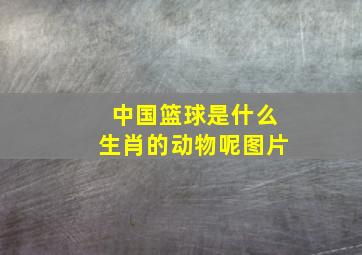 中国篮球是什么生肖的动物呢图片