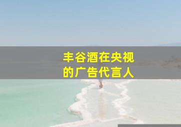 丰谷酒在央视的广告代言人