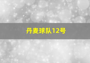 丹麦球队12号