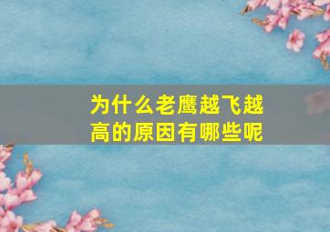 为什么老鹰越飞越高的原因有哪些呢