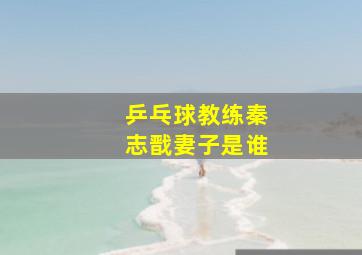 乒乓球教练秦志戬妻子是谁