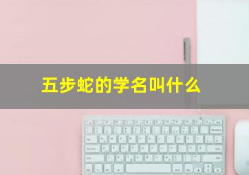 五步蛇的学名叫什么