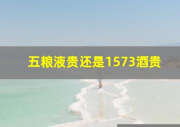 五粮液贵还是1573酒贵