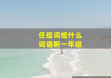 任组词组什么词语啊一年级