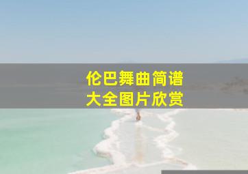 伦巴舞曲简谱大全图片欣赏